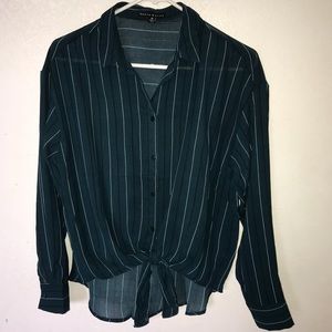 Dark Green Long Sleeve Shirt